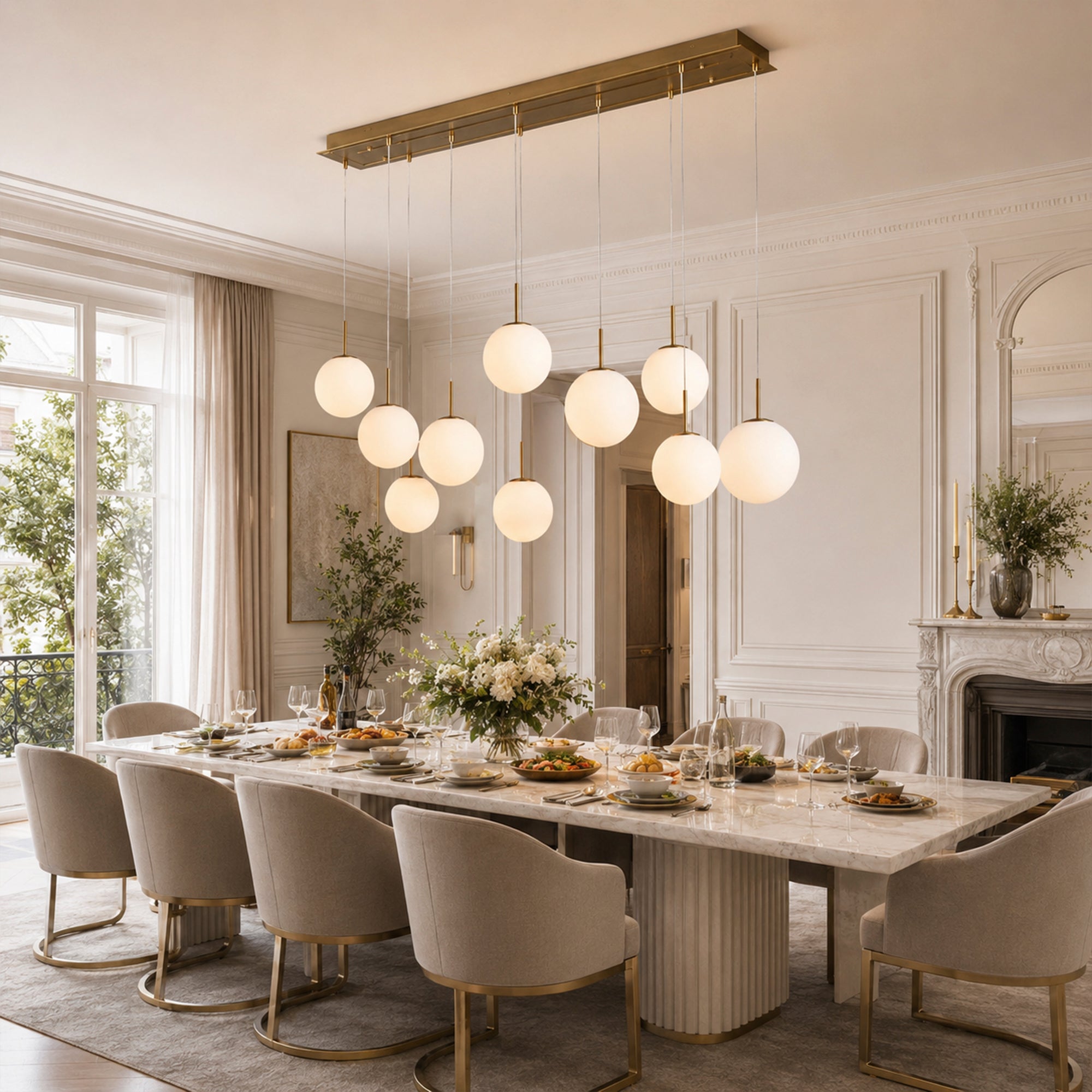 Casen Linear Chandelier 55" 65"