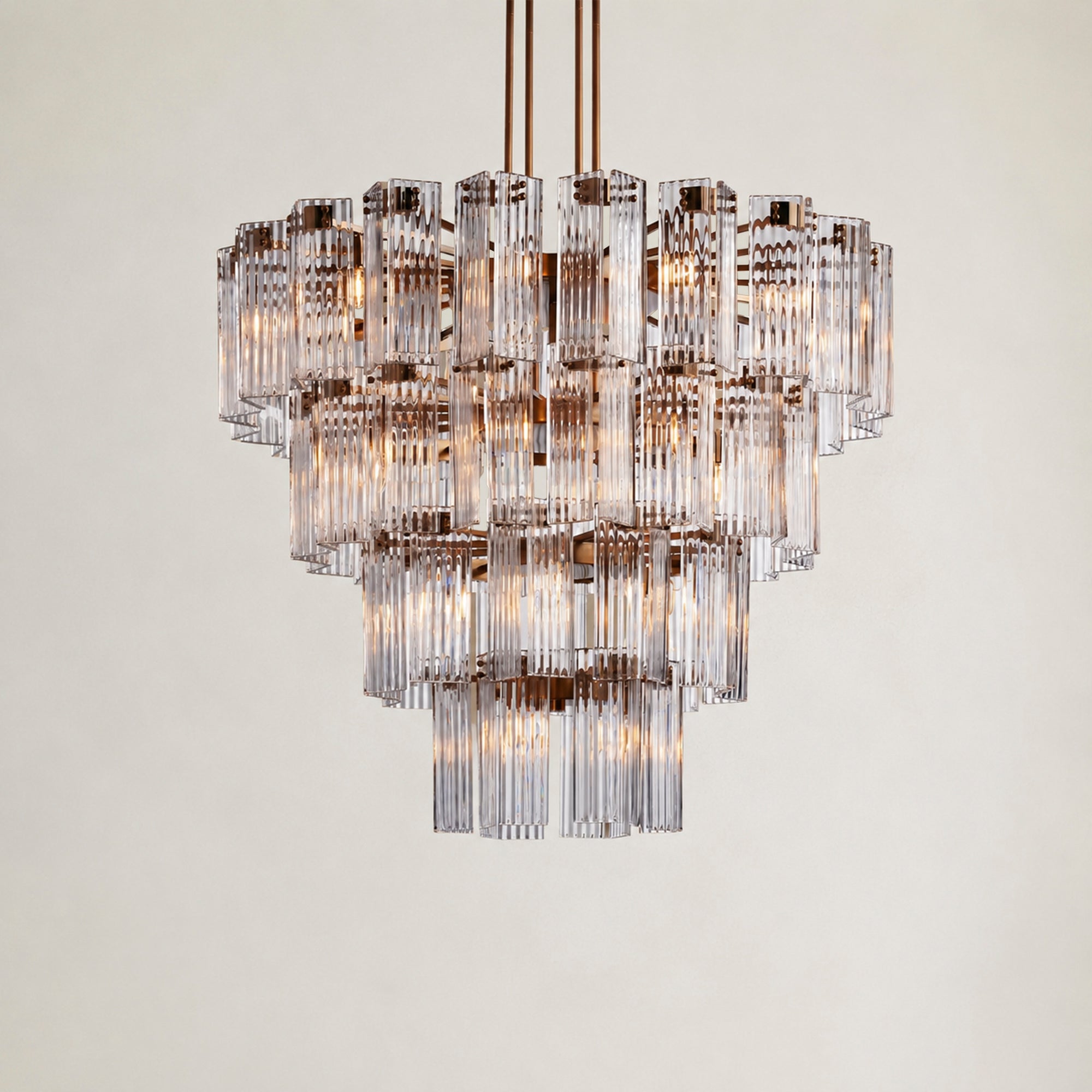 Delsie Round Chandelier 38" 48" 60"