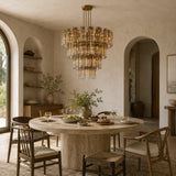 Delsie Round Chandelier 38" 48" 60"
