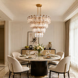 Delsie Round Chandelier 38" 48" 60"