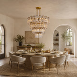 Delsie Round Chandelier 38" 48" 60"