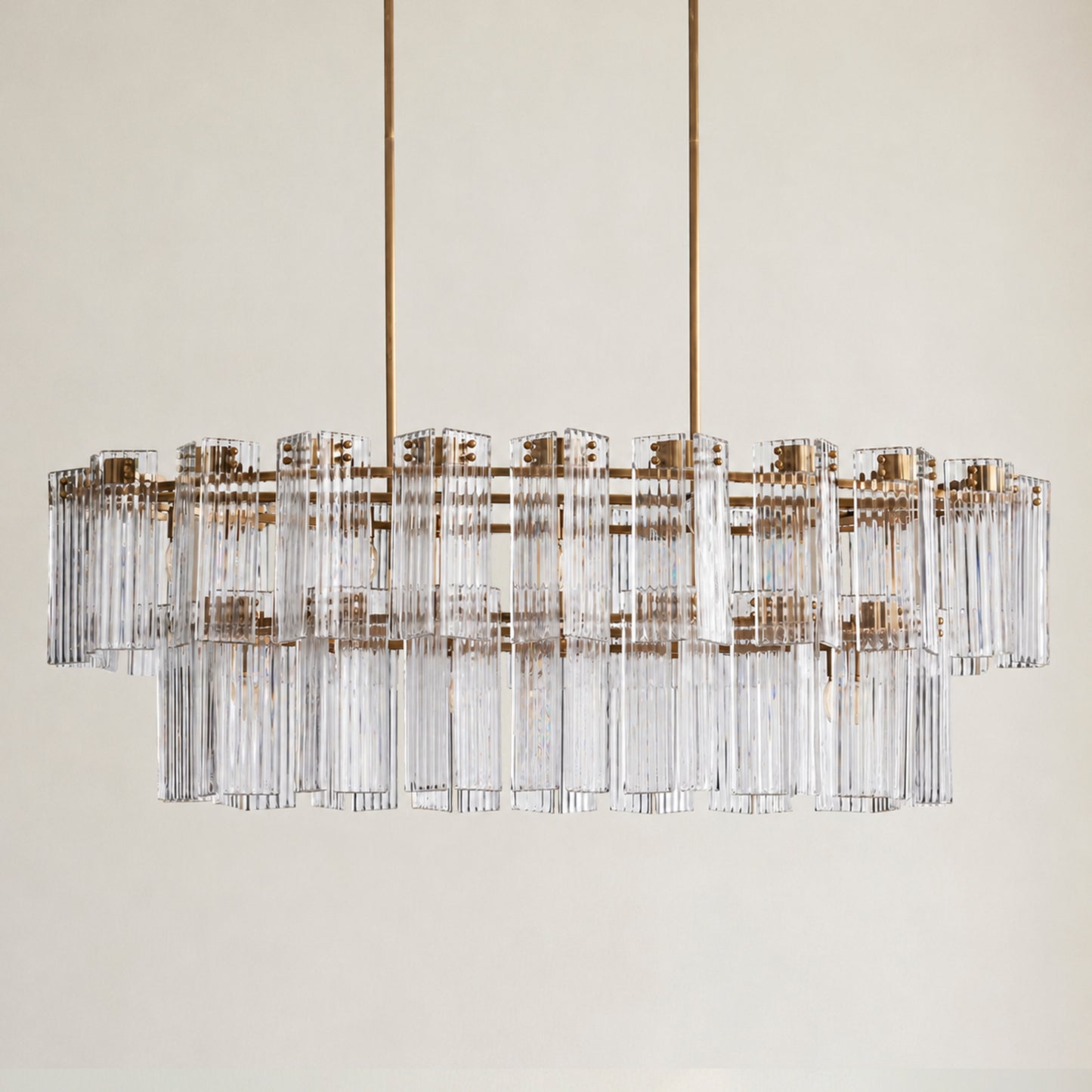 Delsie Oval Chandelier 51" 63" 72"