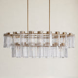 Delsie Oval Chandelier 51" 63" 72"