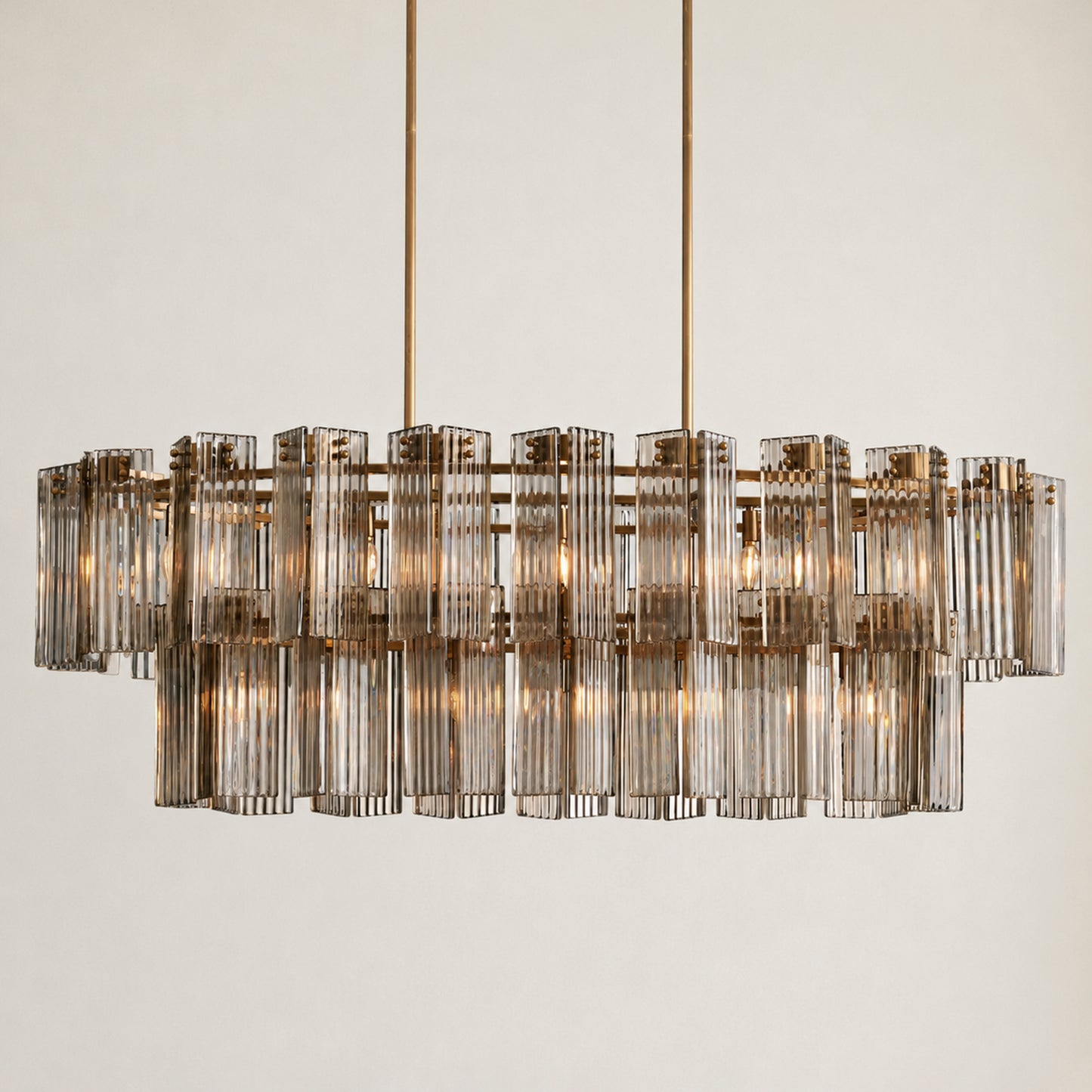 Delsie Oval Chandelier 51" 63" 72"
