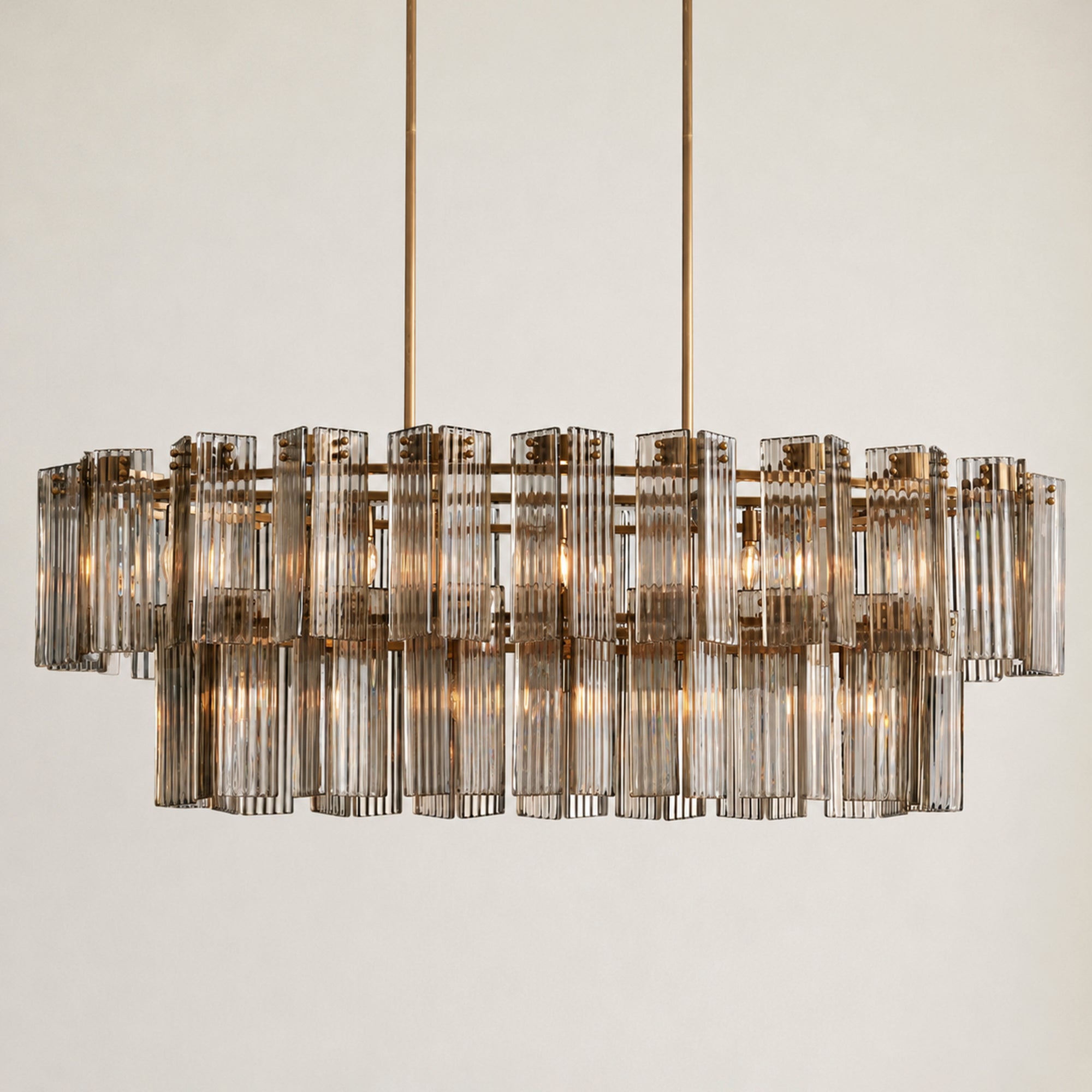 Delsie Oval Chandelier 51" 63" 72"