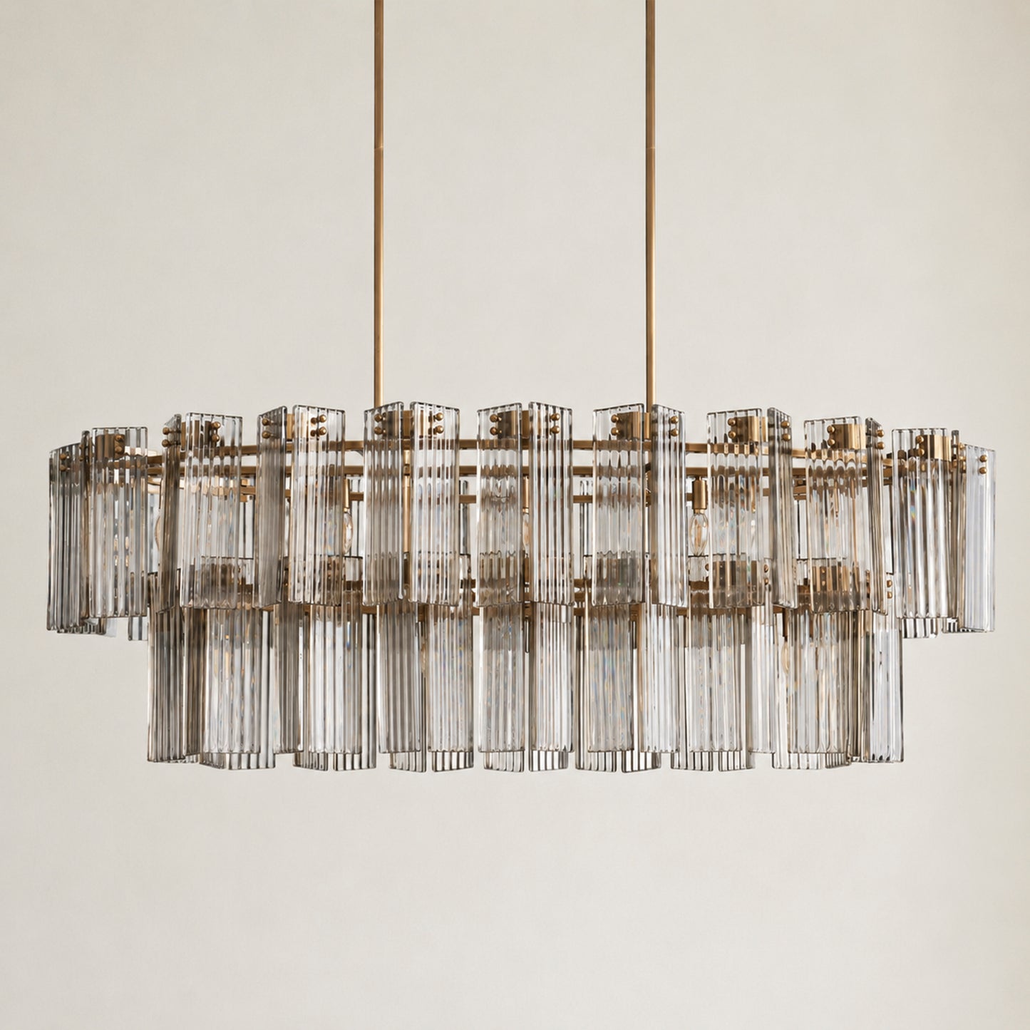 Delsie Oval Chandelier 51" 63" 72"