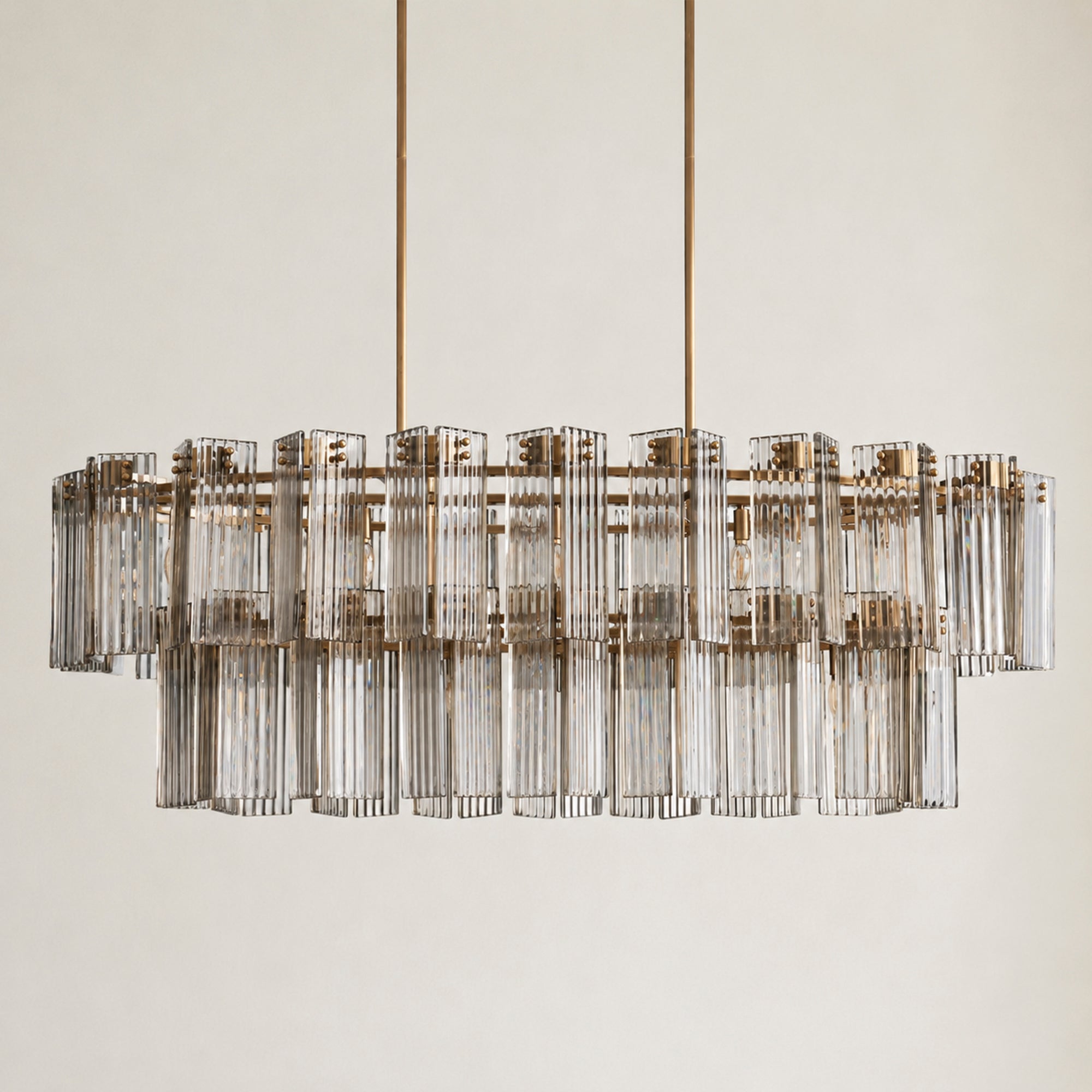 Delsie Oval Chandelier 51" 63" 72"