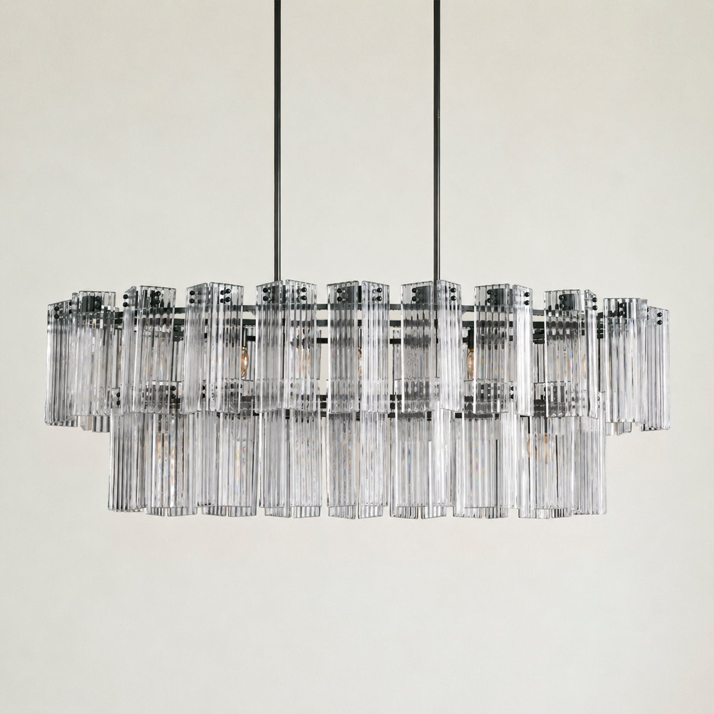 Delsie Oval Chandelier 51" 63" 72"