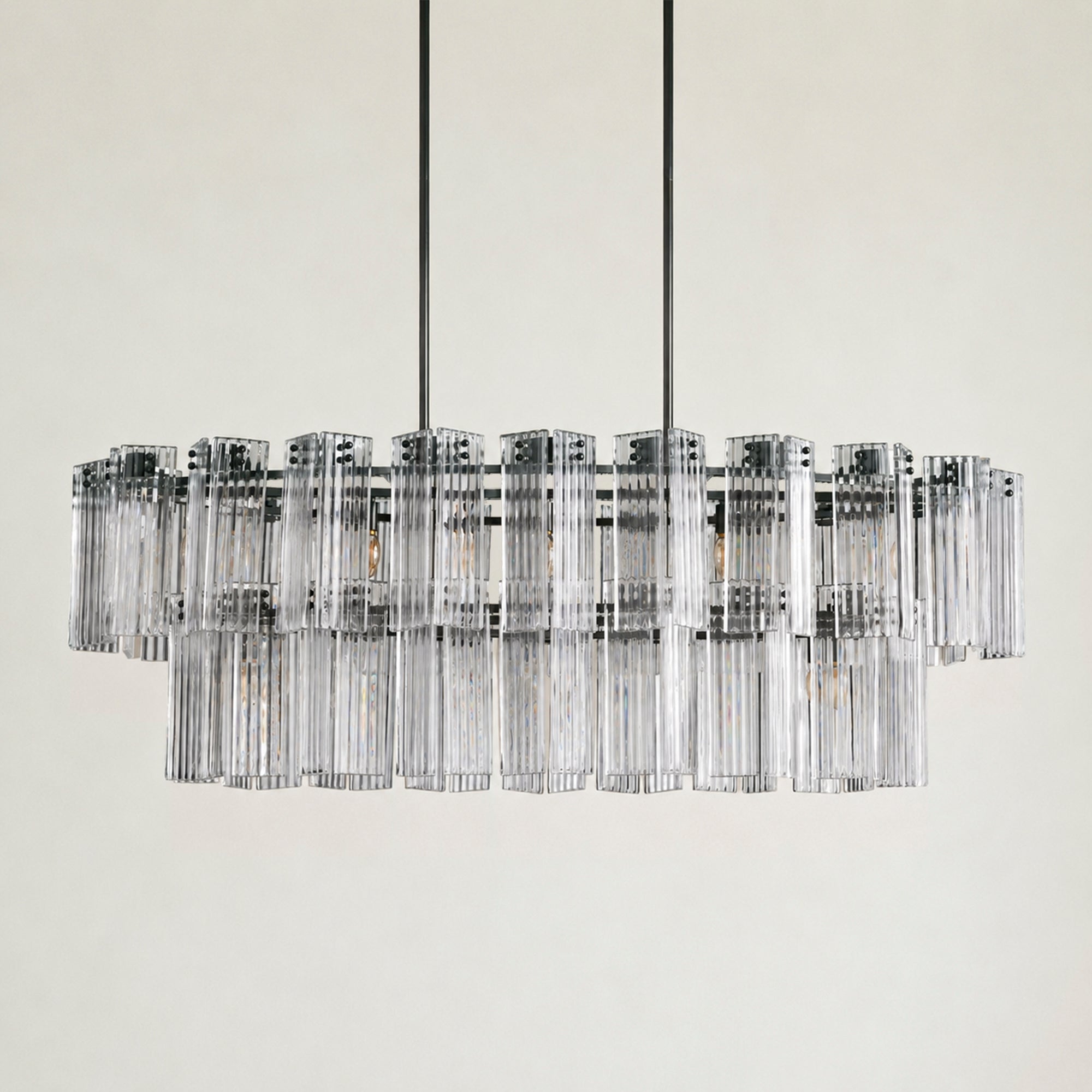 Delsie Oval Chandelier 51" 63" 72"