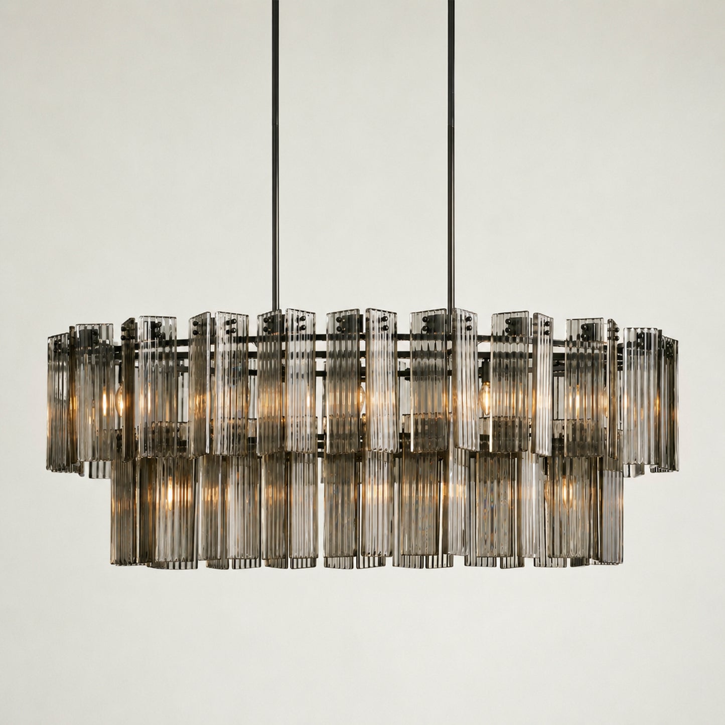 Delsie Oval Chandelier 51" 63" 72"