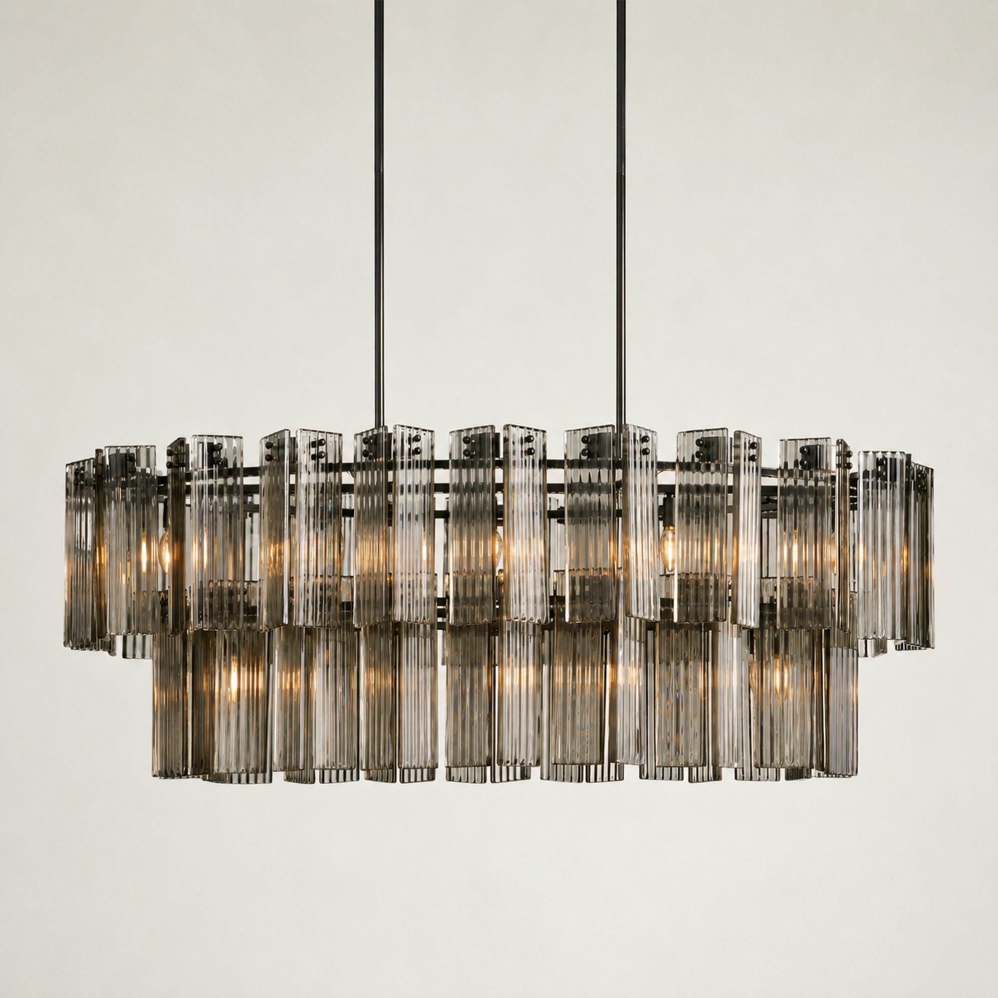 Delsie Oval Chandelier 51" 63" 72"