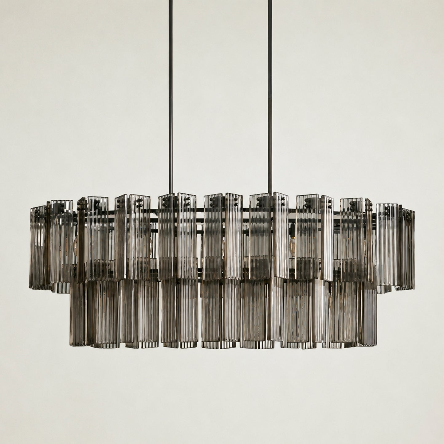 Delsie Oval Chandelier 51" 63" 72"