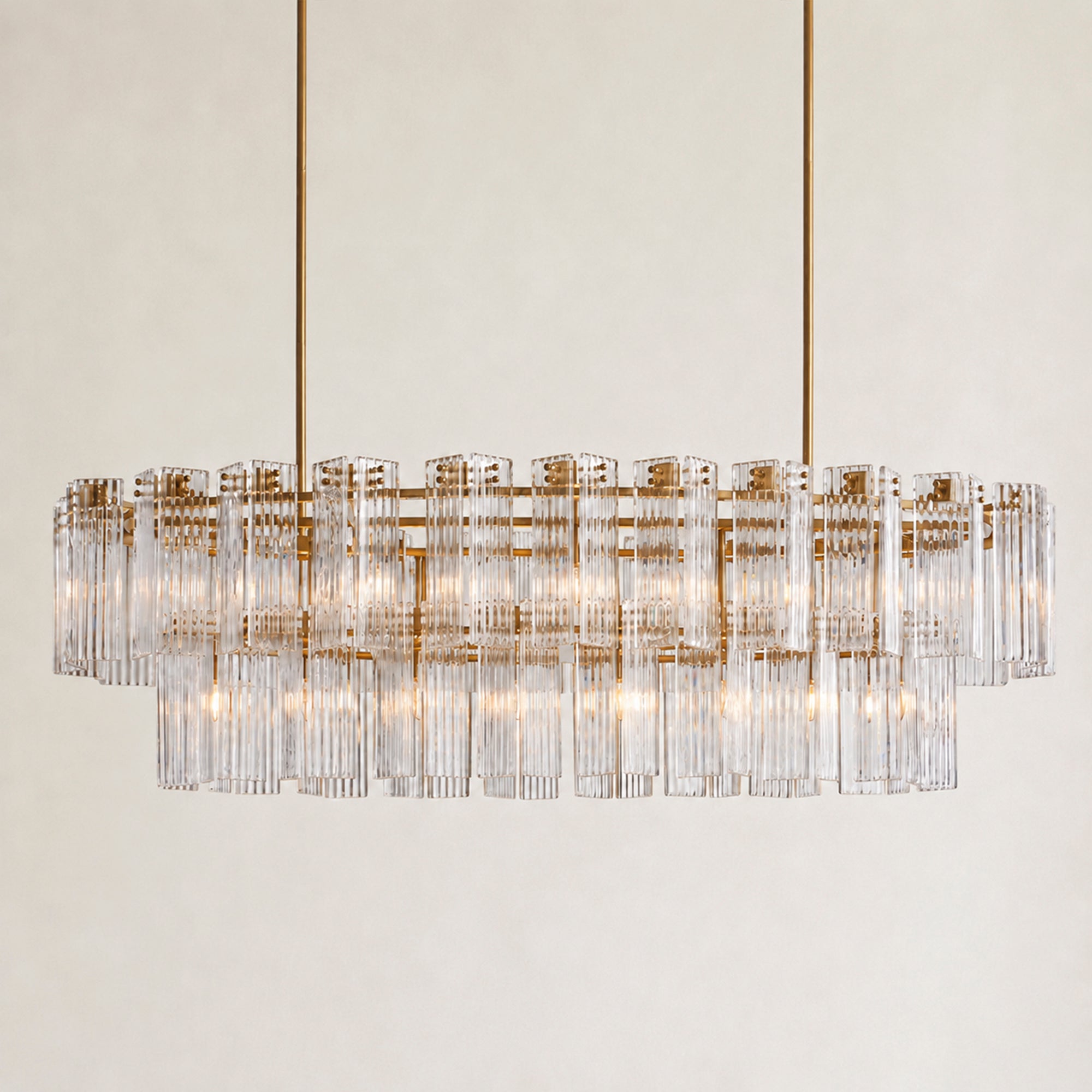 Delsie Oval Chandelier 51" 63" 72"