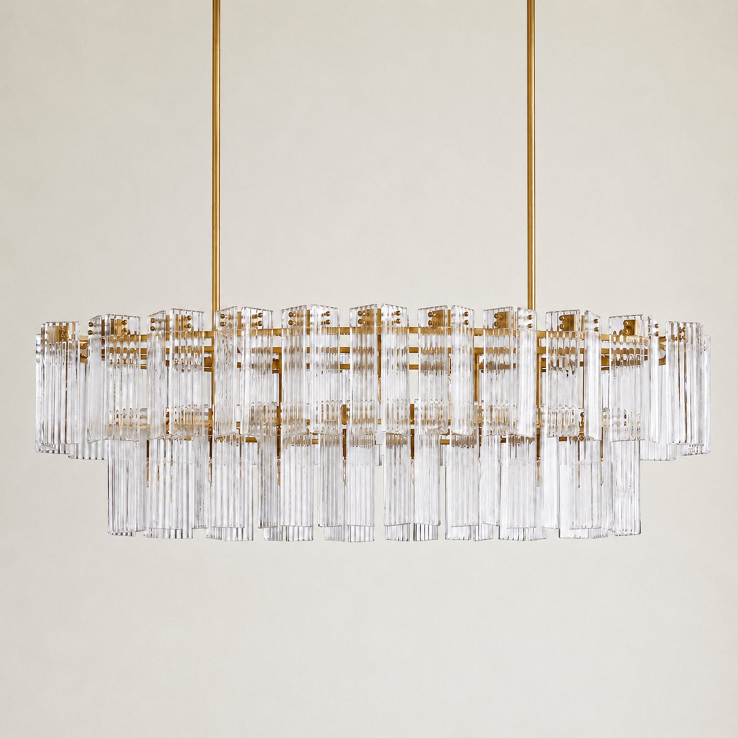 Delsie Oval Chandelier 51" 63" 72"