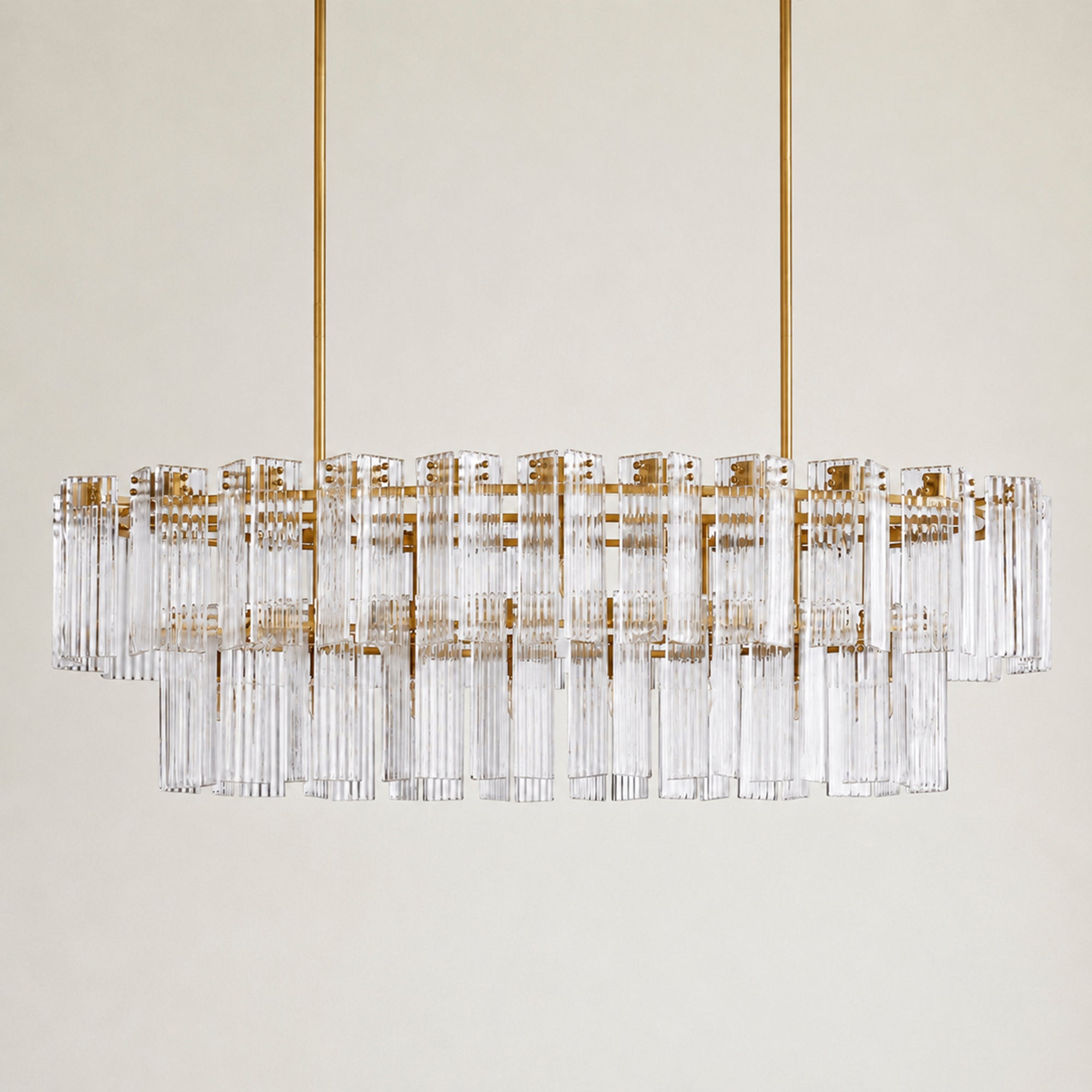 Delsie Oval Chandelier 51" 63" 72"