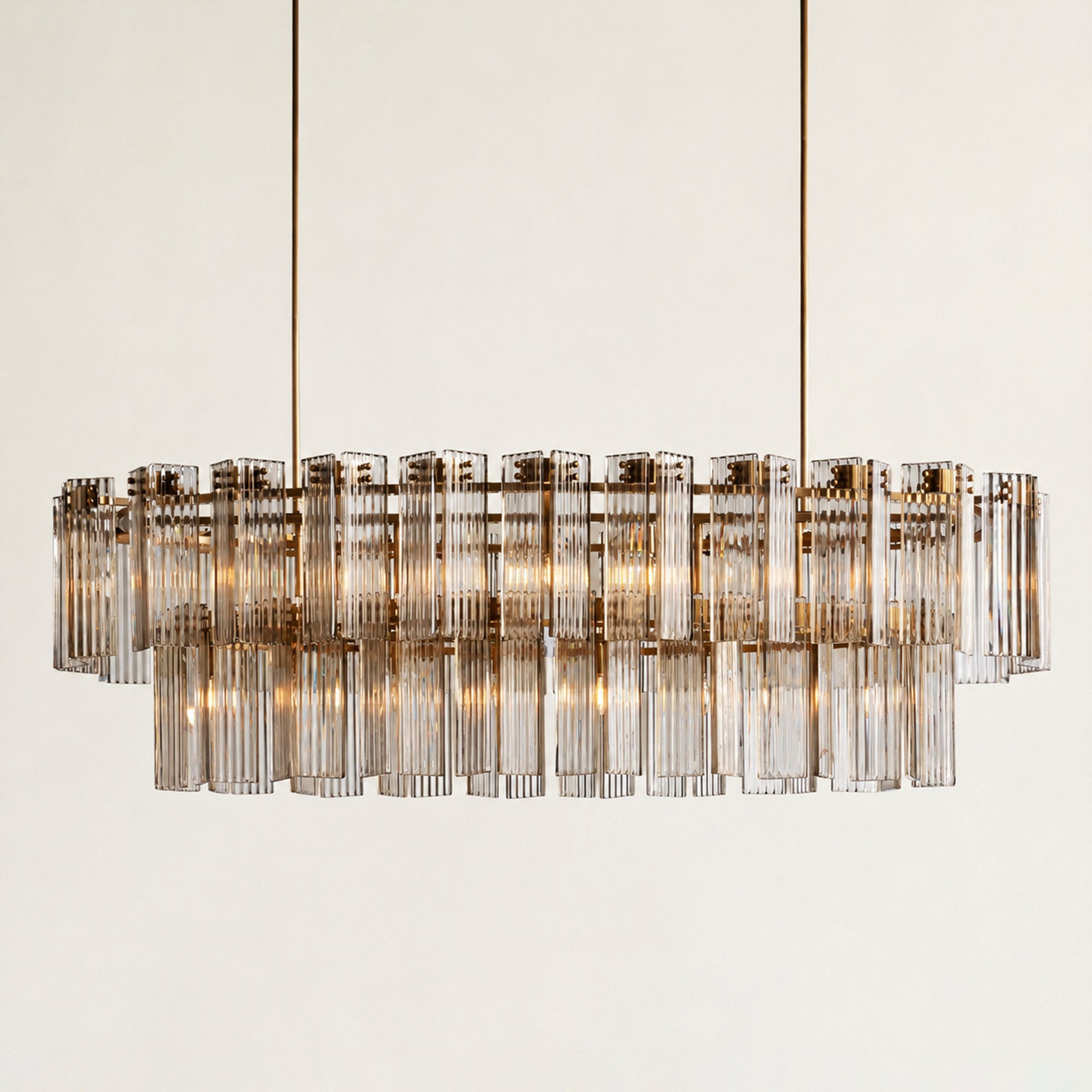 Delsie Oval Chandelier 51" 63" 72"