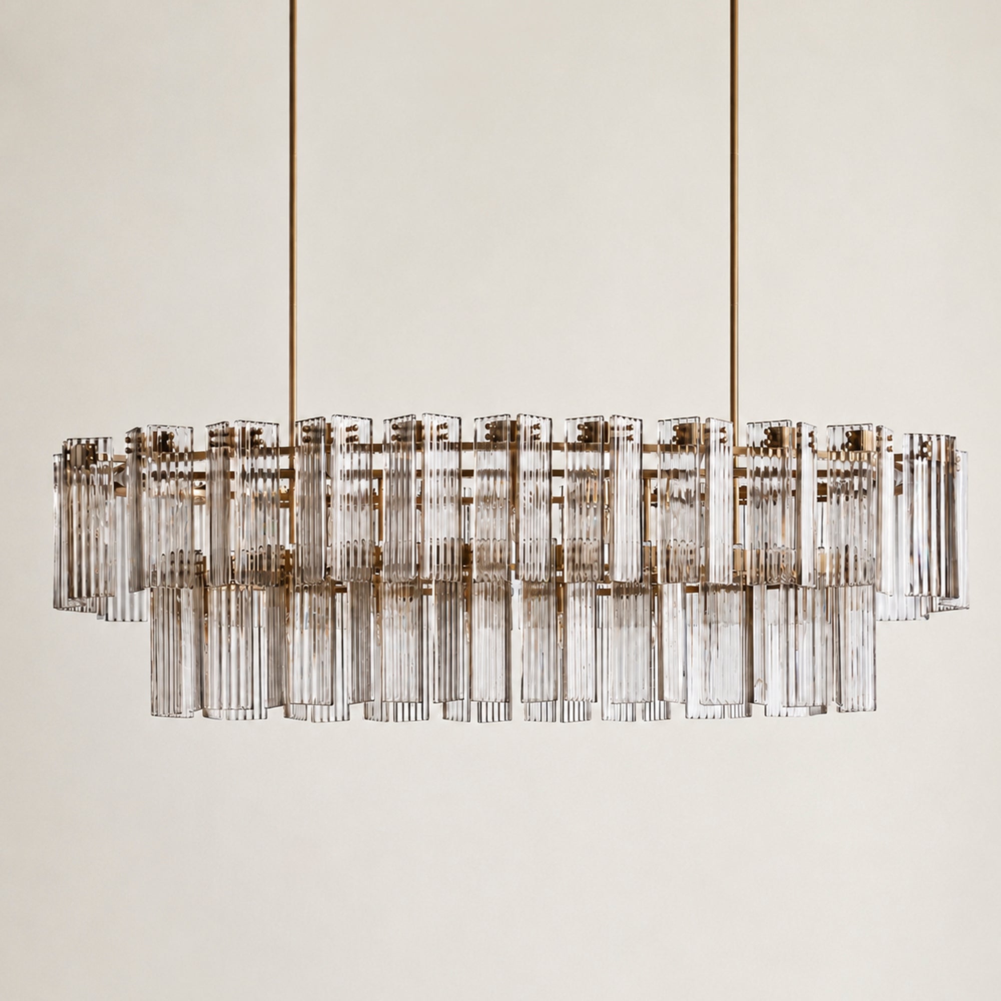 Delsie Oval Chandelier 51" 63" 72"