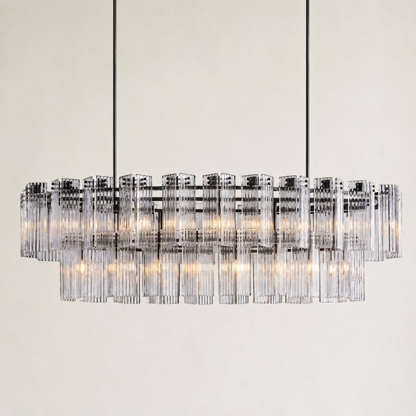 Delsie Oval Chandelier 51" 63" 72"