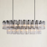 Delsie Oval Chandelier 51" 63" 72"