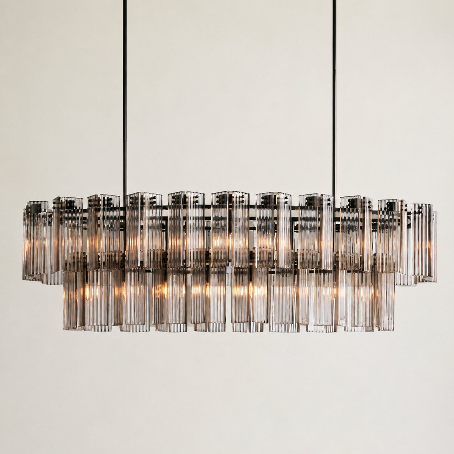 Delsie Oval Chandelier 51" 63" 72"