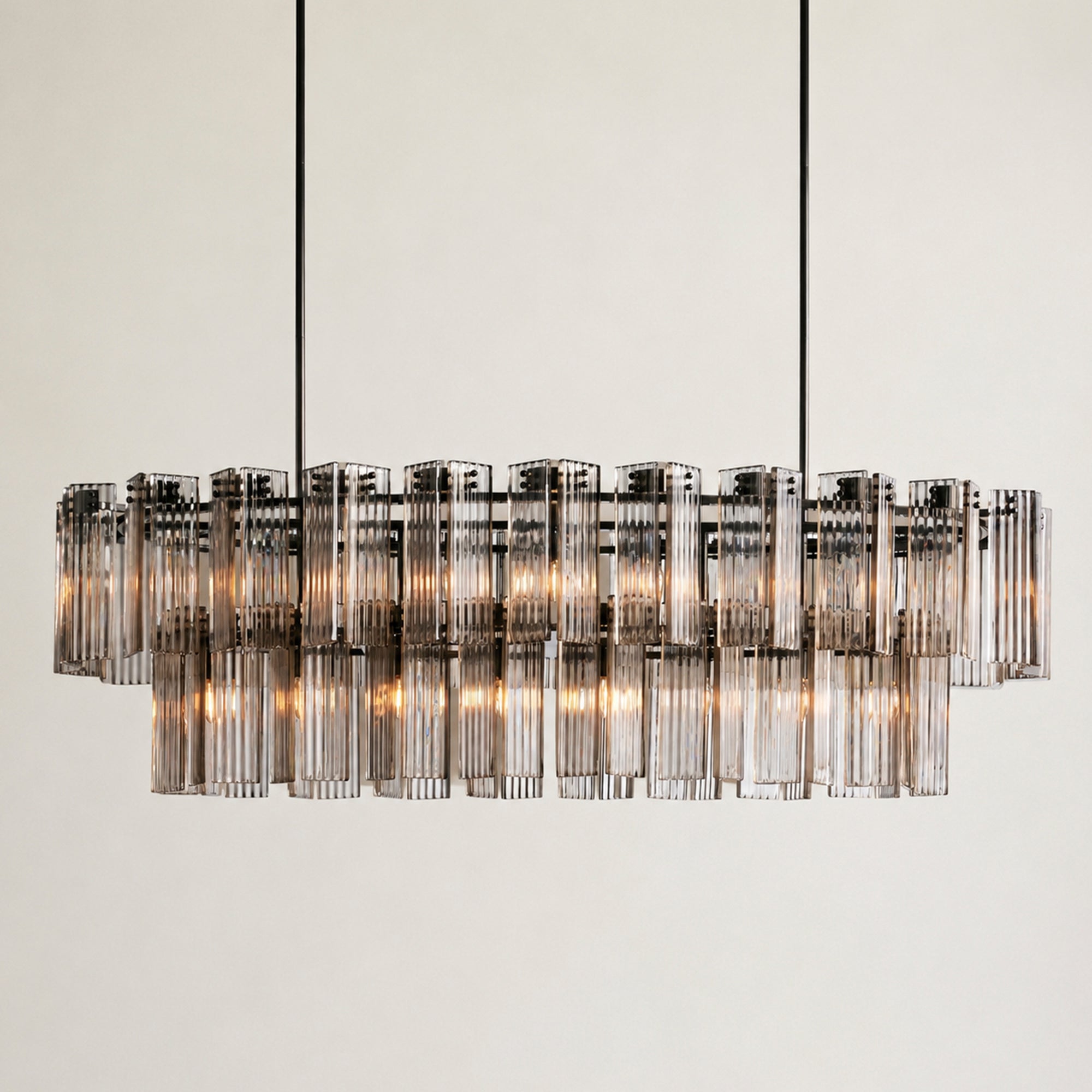 Delsie Oval Chandelier 51" 63" 72"