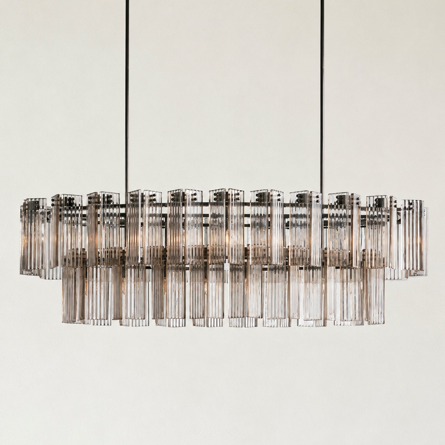 Delsie Oval Chandelier 51" 63" 72"