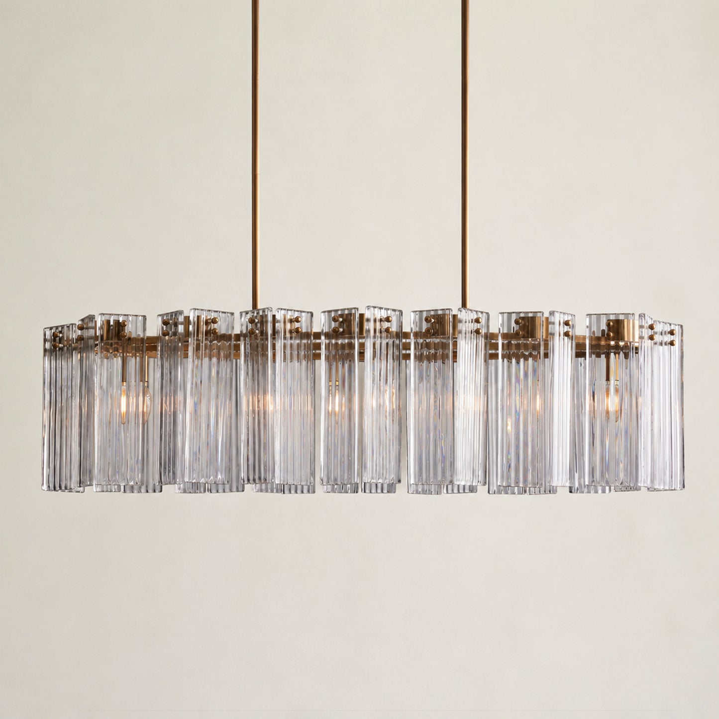 Delsie Oval Chandelier 51" 63" 72"