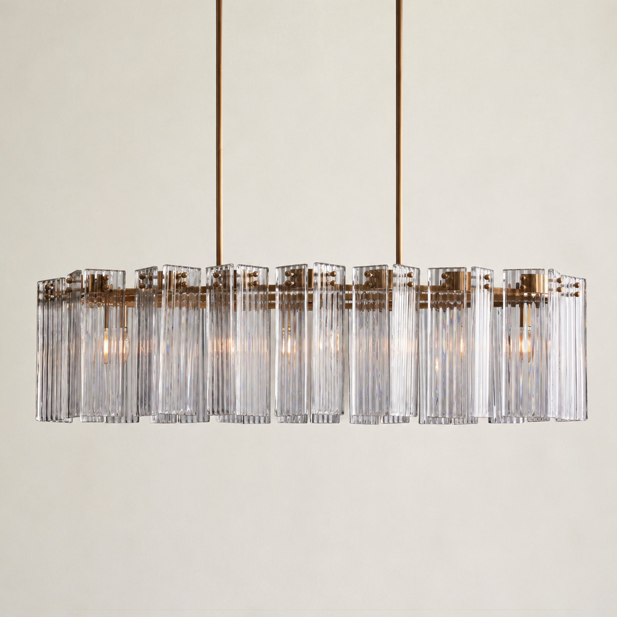 Delsie Oval Chandelier 51" 63" 72"