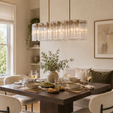 Delsie Oval Chandelier 51" 63" 72"