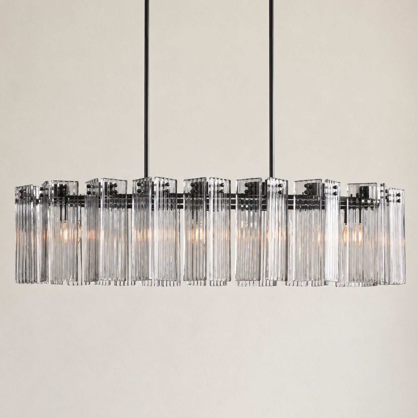 Delsie Oval Chandelier 51" 63" 72"