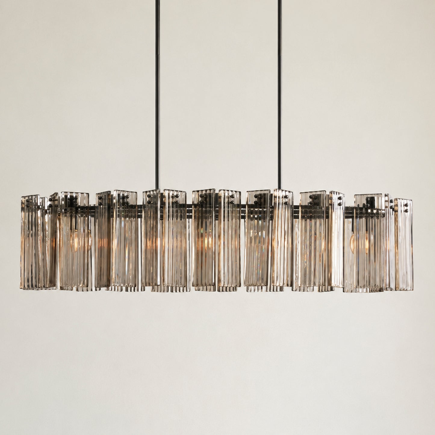 Delsie Oval Chandelier 51" 63" 72"