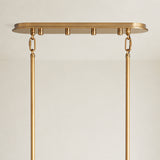 Delsie Oval Chandelier 51" 63" 72"