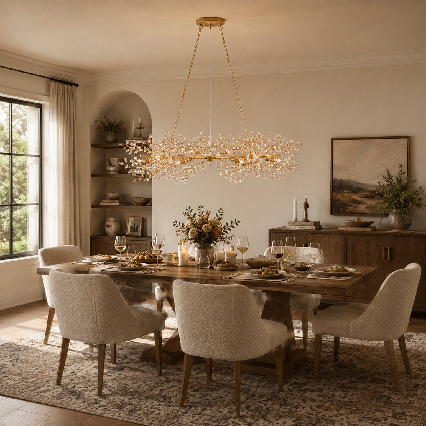 Fior Linear Chandelier 43'' 51'' 68''
