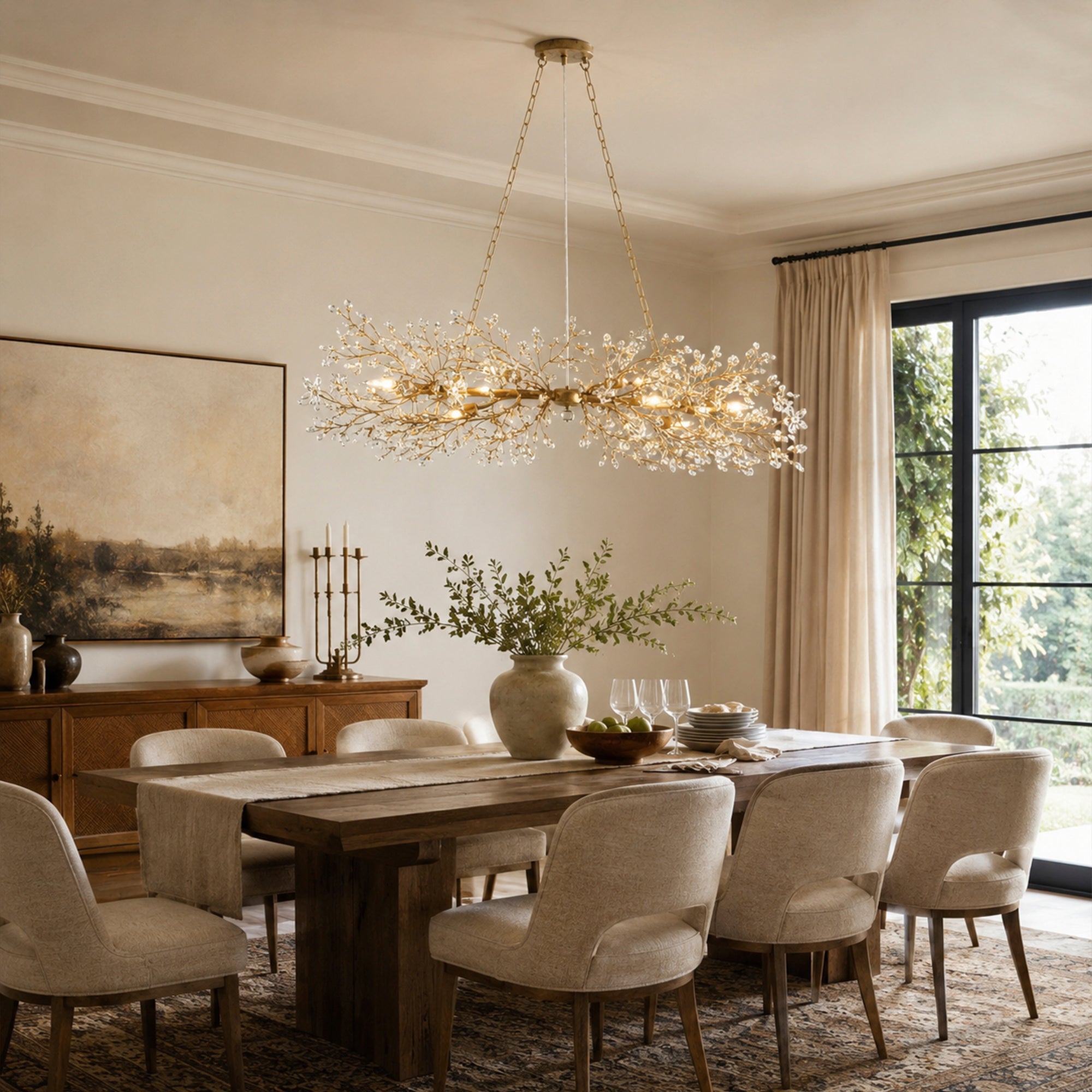 Fior Linear Chandelier 43'' 51'' 68''