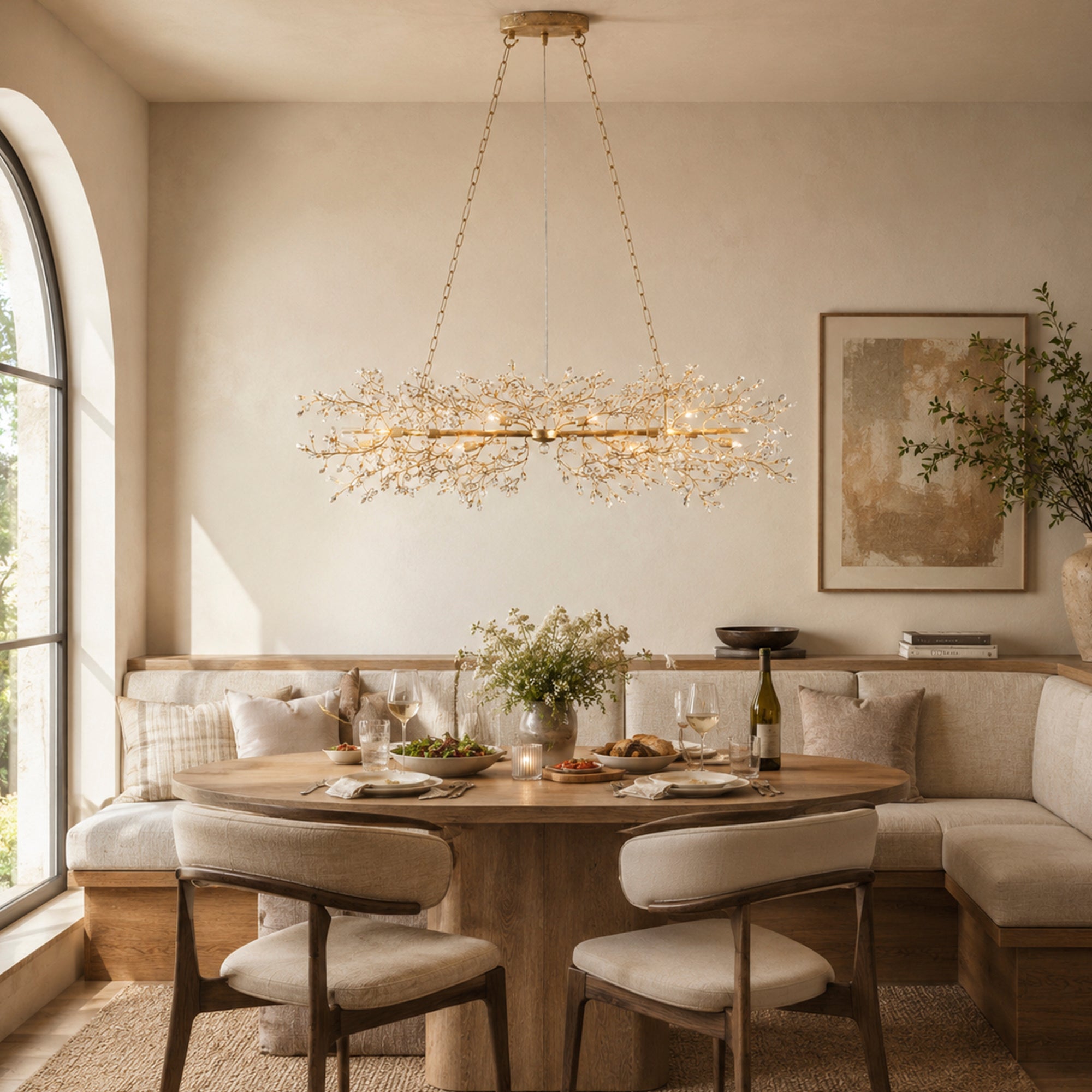 Fior Linear Chandelier 43'' 51'' 68''