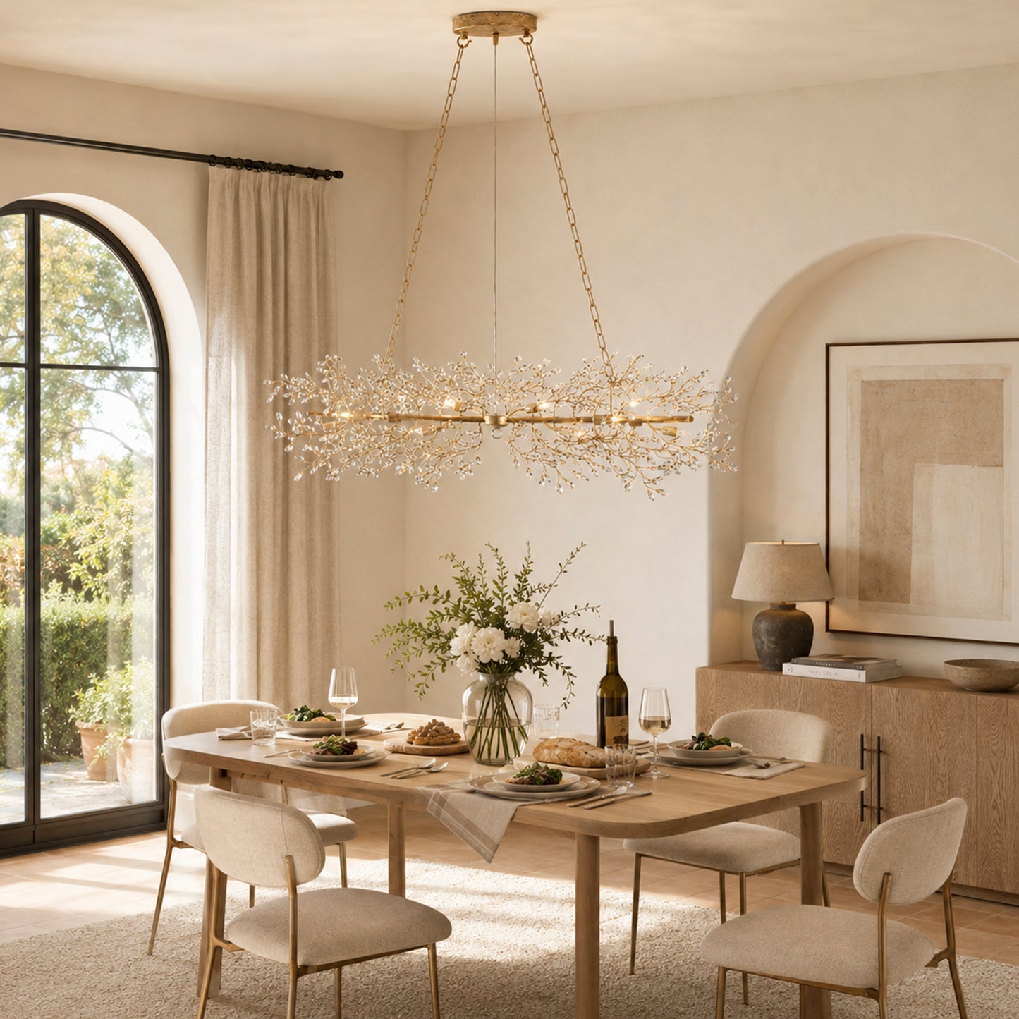 Fior Linear Chandelier 43'' 51'' 68''