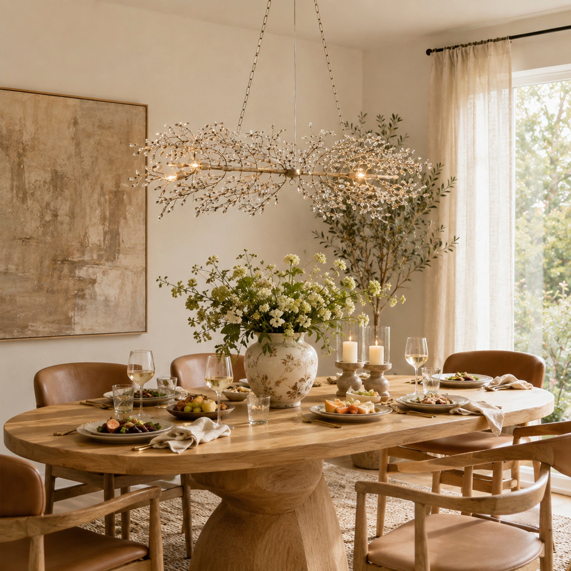 Fior Linear Chandelier 43'' 51'' 68''