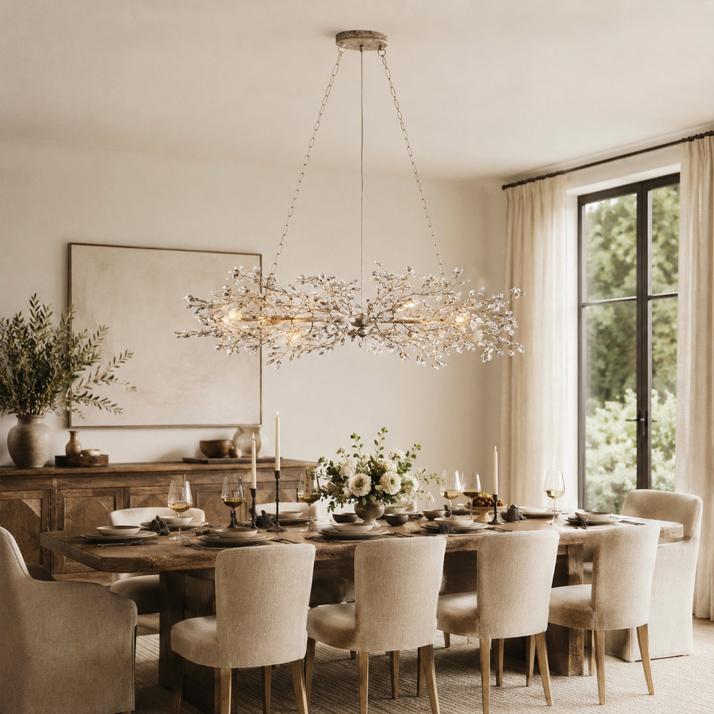 Fior Linear Chandelier 43'' 51'' 68''
