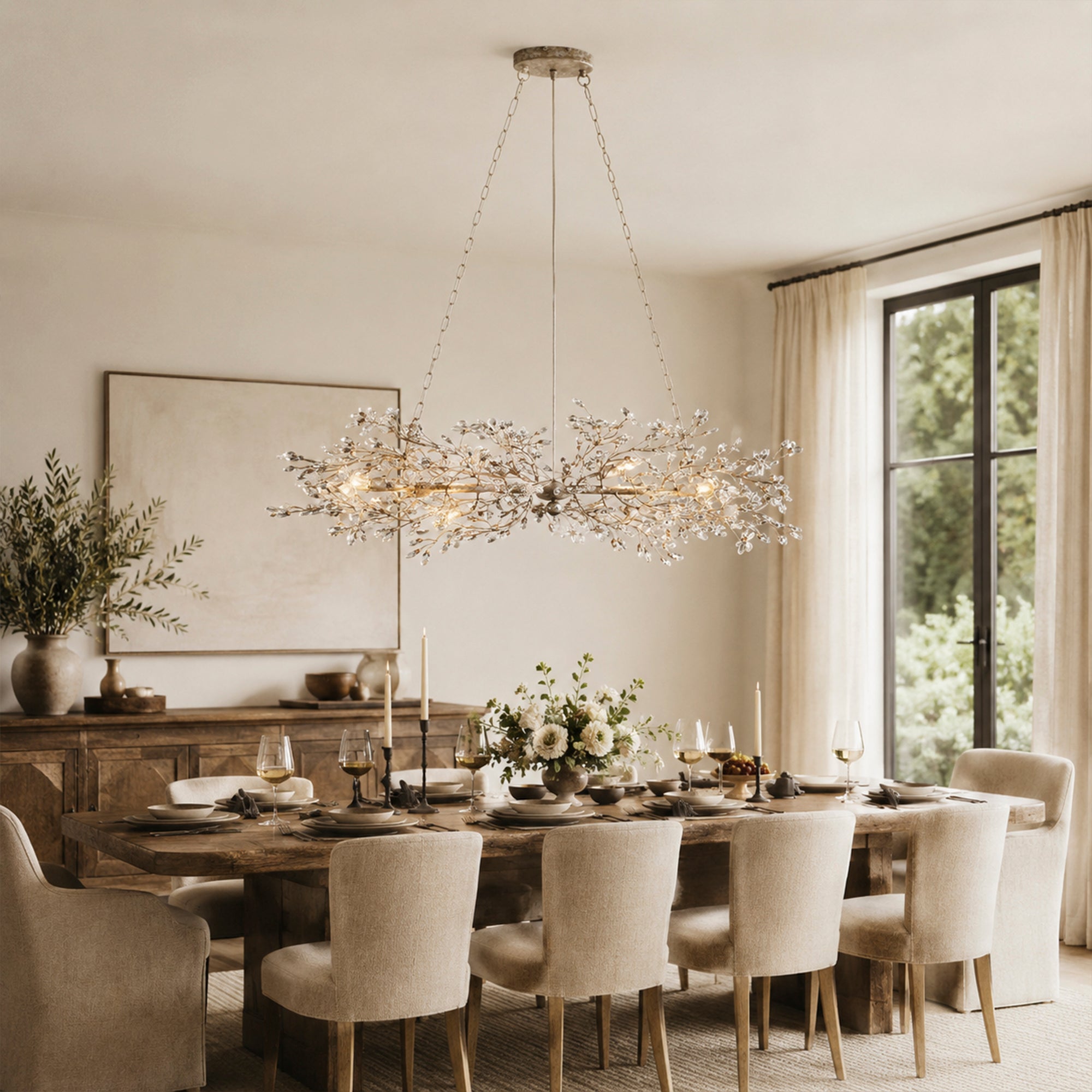 Fior Linear Chandelier 43'' 51'' 68''