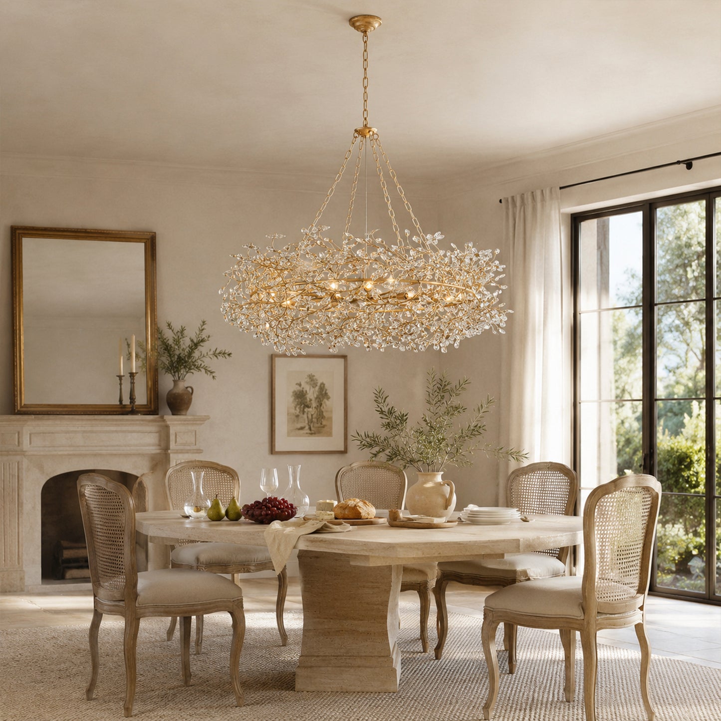 Fior Crown Chandelier 39" 48" 60"