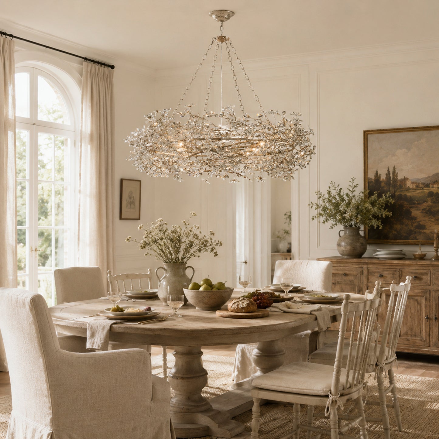 Fior Crown Chandelier 39" 48" 60"