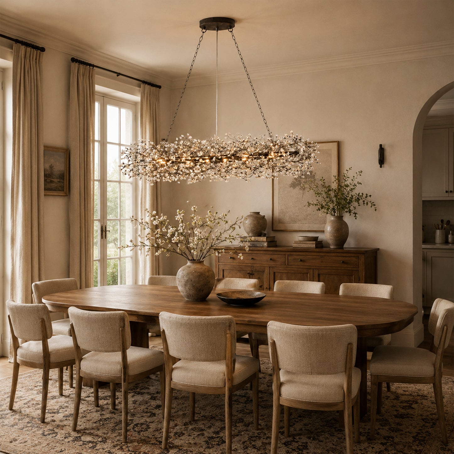 Fior Oval Chandelier