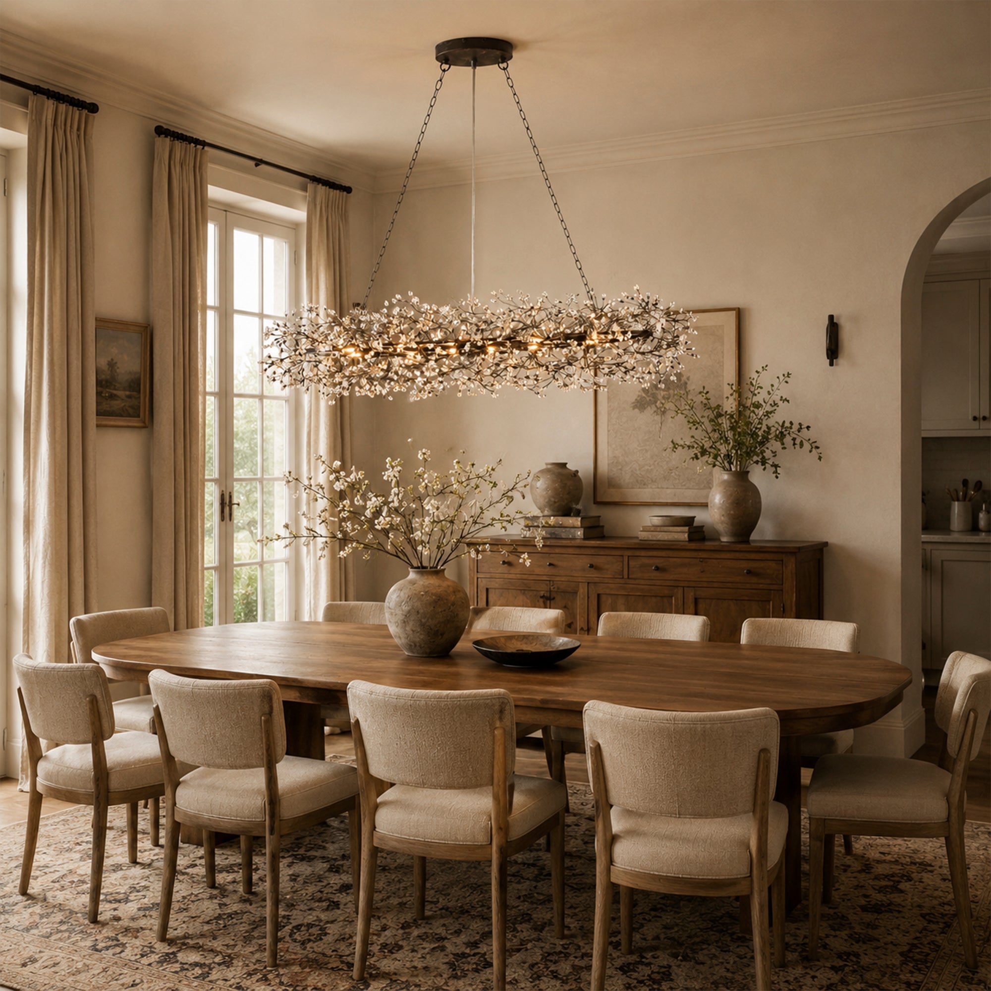 Fior Oval Chandelier