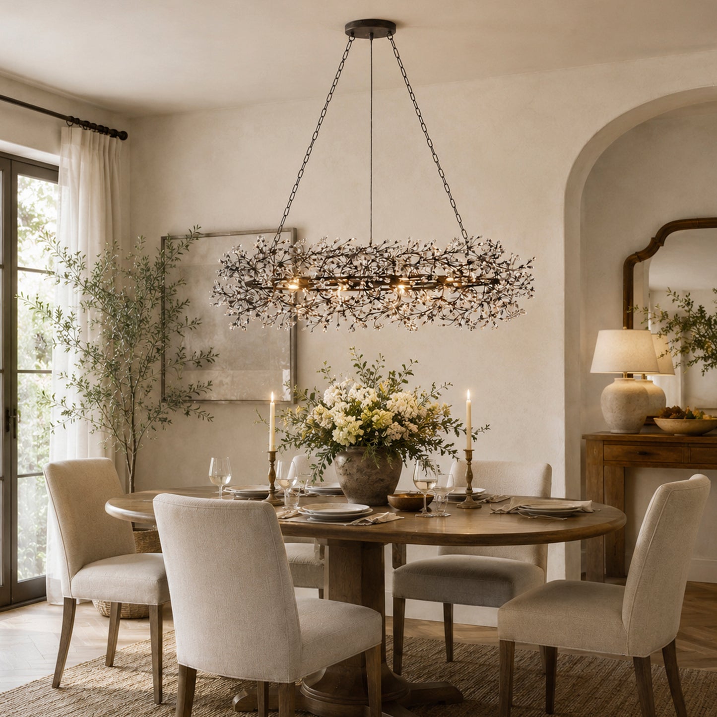 Fior Oval Chandelier