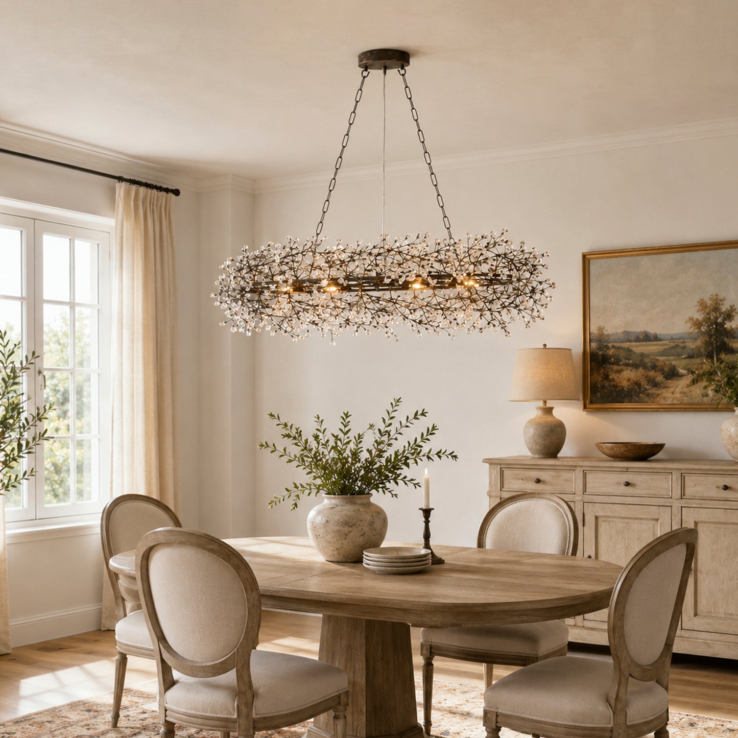 Fior Oval Chandelier