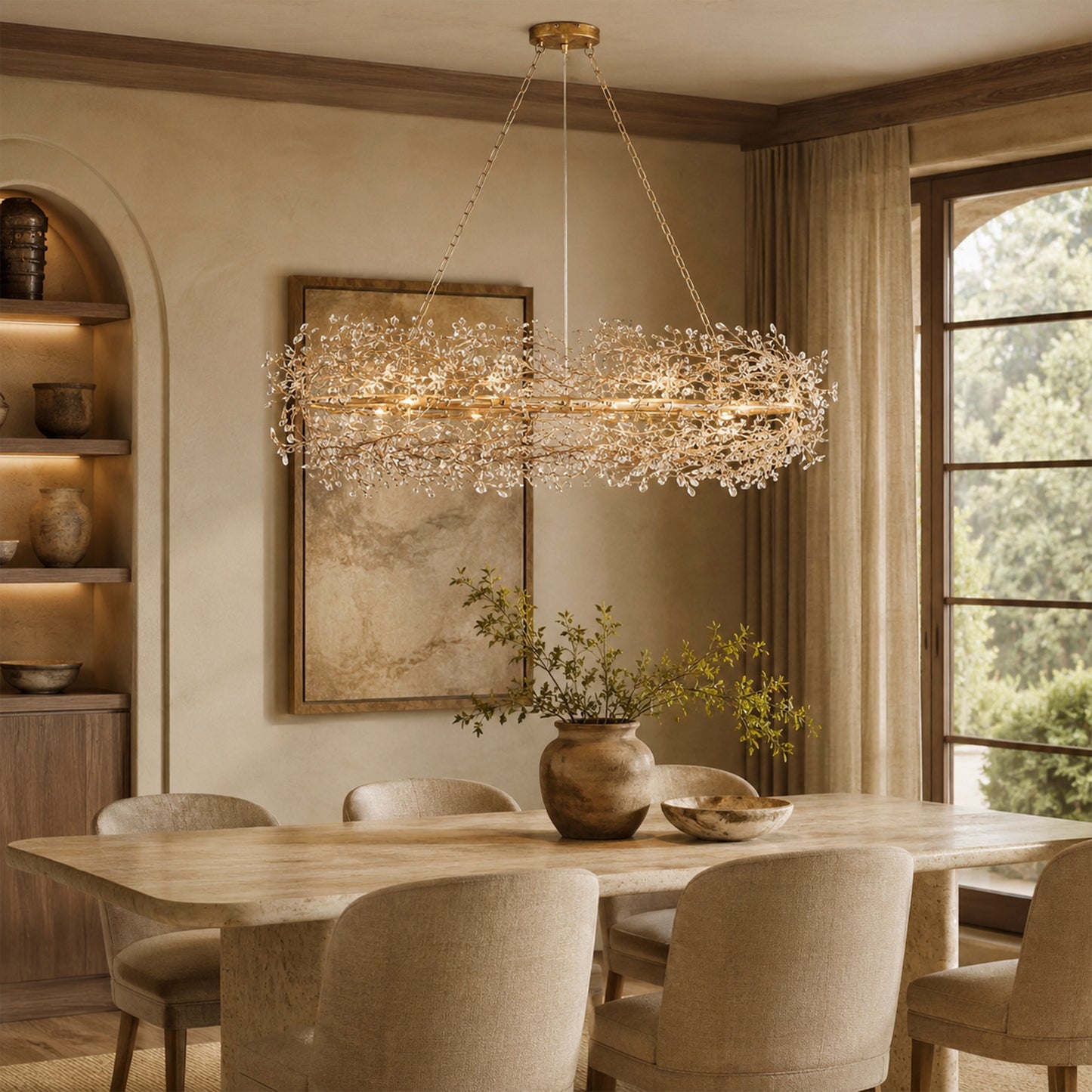 Fior Oval Chandelier