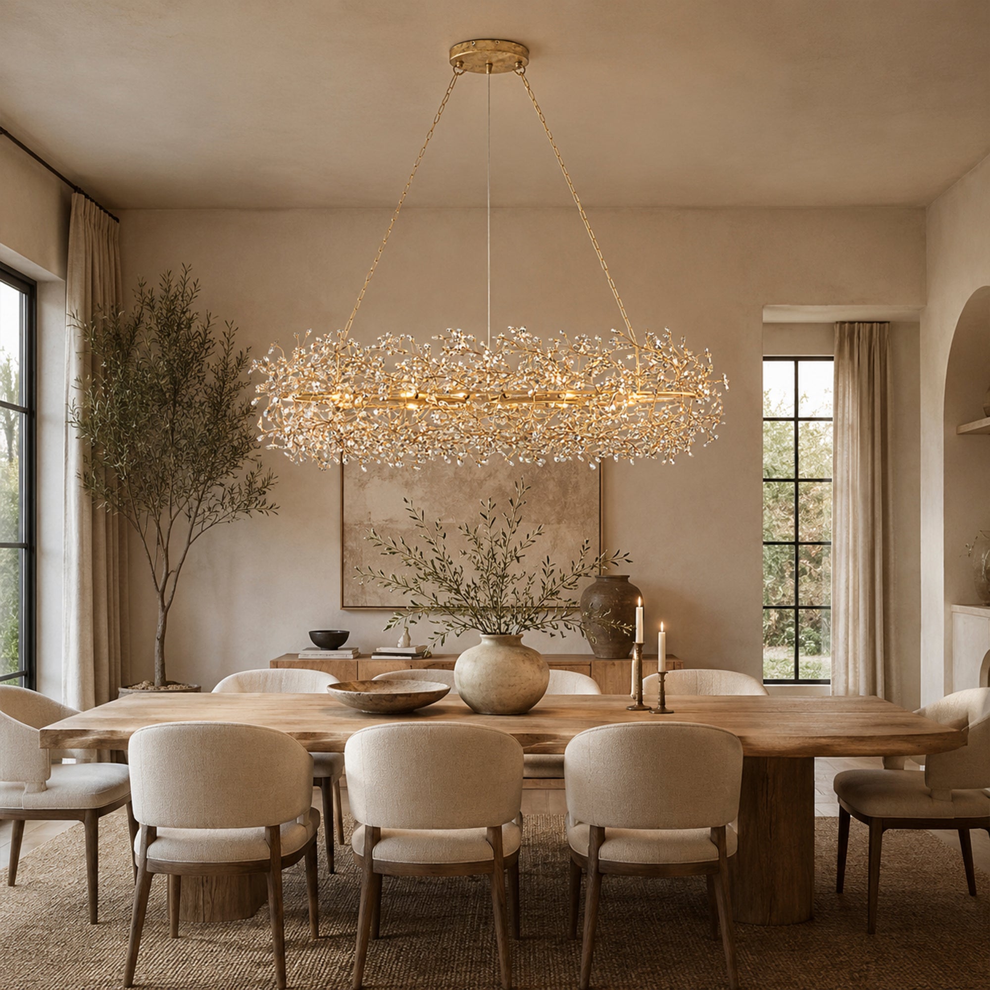 Fior Oval Chandelier