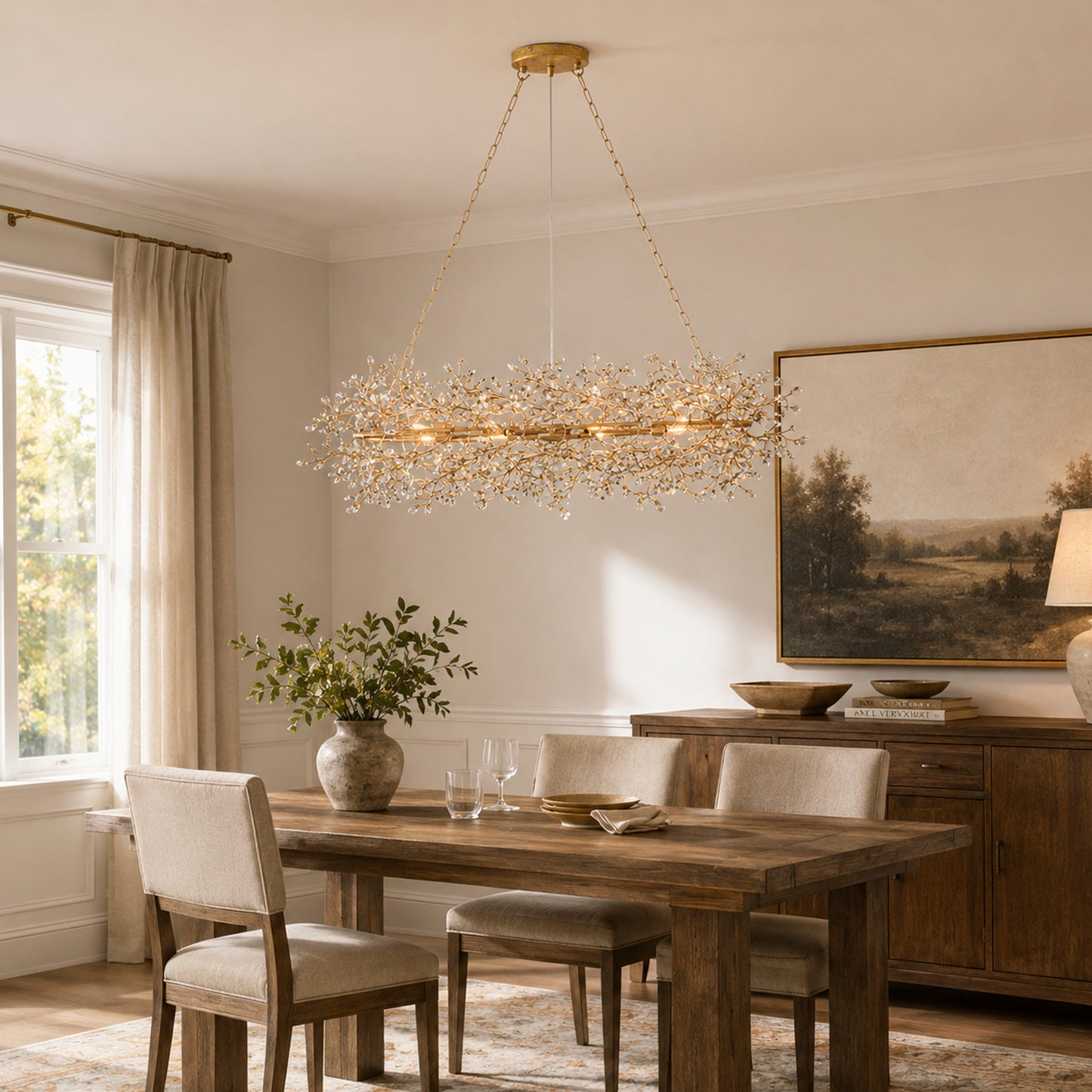 Fior Oval Chandelier