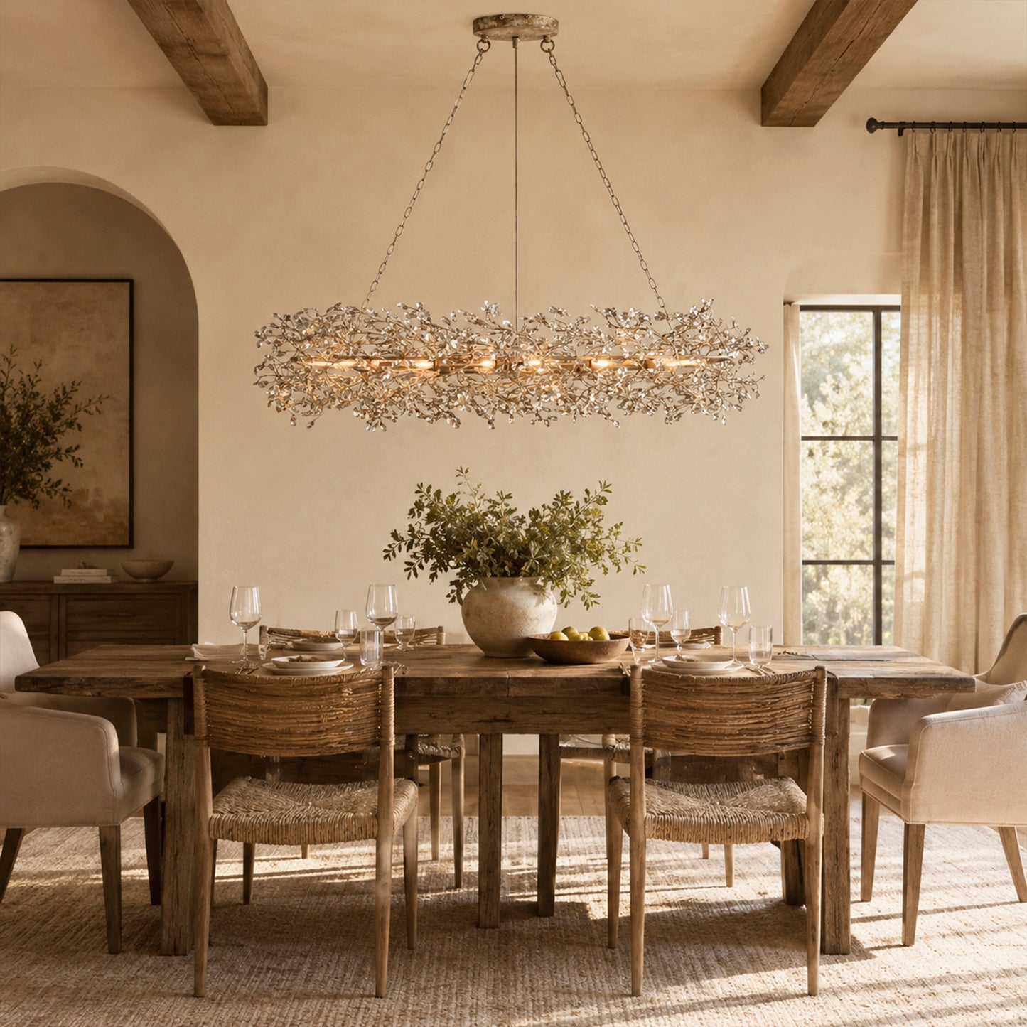 Fior Oval Chandelier