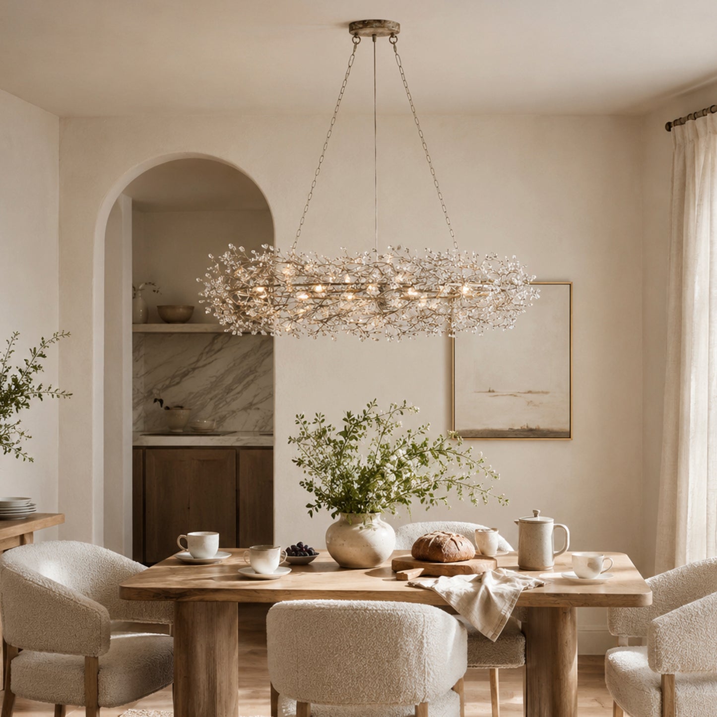 Fior Oval Chandelier